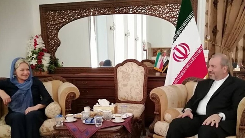 Iranpress: مبعوثة الأمم المتحدة في العراق تلتقي السفير الإيراني