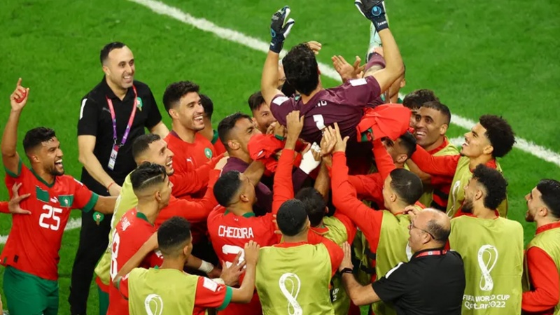 ایران برس: المغرب أول بلد عربي يبلغ الدور ربع النهائي إثر فوزه على إسبانيا بركلات الترجيح