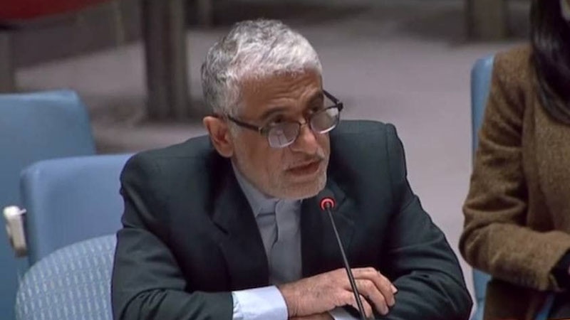 Iranpress: مندوب إيران الدائم لدى الأمم المتحدة یندد بنهب الموارد الطبيعية في سوريا