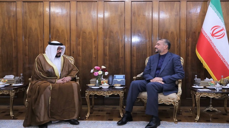 Iranpress: السفير الإماراتي يلتقي حسين أميرعبد اللهيان