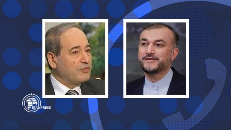 Iranpress: محادثة هاتفية بين وزيري الخارجية الإيراني والسوري