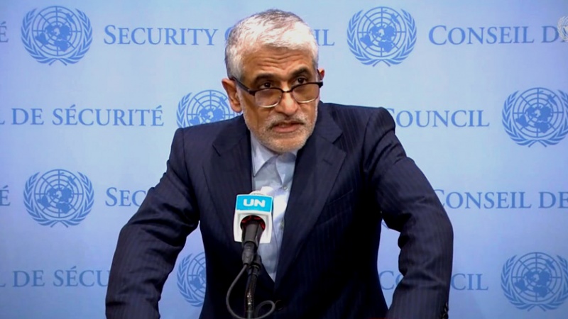 Iranpress: سفير إيران: على مجلس الأمن أن يتخذ إجراءات فورية وحاسمة لدعم الفلسطينيين