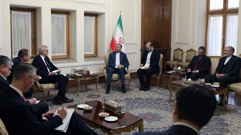 Iranpress: أمير عبداللهيان يؤكد على ضرورة تطوير التعاون بين إيران وروسيا
