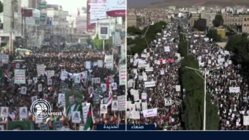 Iranpress: بالفيديو..مسيرات جماهيرية في اليمن تحذيراً للعدوان وتضامناً مع الفلسطينيين