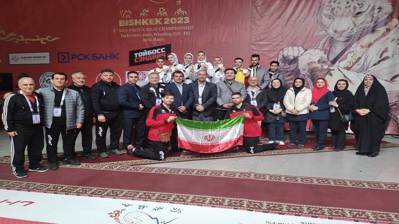 Iranpress: سبع ميداليات حصيلة المنتخب الإيراني لـ التايكوندو للصم في قيرغيزستان