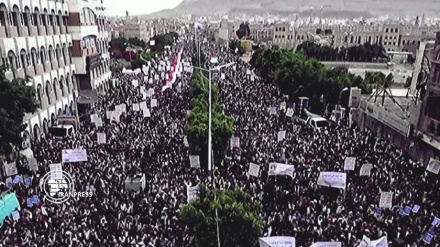 راهپیمایی گسترده مردم یمن در گرامیداشت روز مقاومت ملی