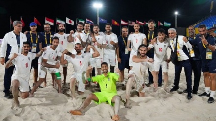 عربستان قهرمانی فوتبال ساحلی کشورمان را تبریک گفت