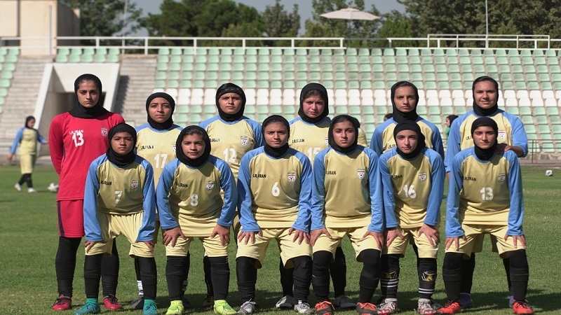  دختران ایران نایب قهرمان کافا
