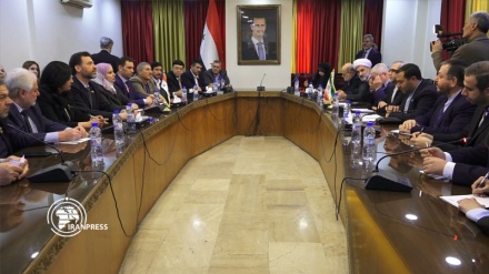 مشاورات الوفد البرلماني الإيراني في دمشق