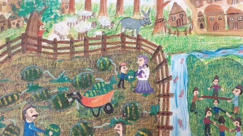 Iranpress: تألق 9 أطفال إيرانيين في مسابقة الرسم البيئي في اليابان