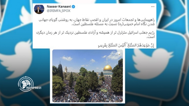 Iranpress: يوم القدس العالمي.. تدويل نظرة الإمام الخميني إلى فلسطين