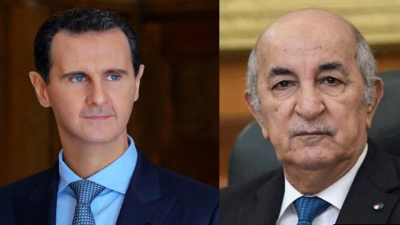 Iranpress: الرئيس السوري ونظيره الجزائري يبحثان التطورات السياسية على الساحة العربية