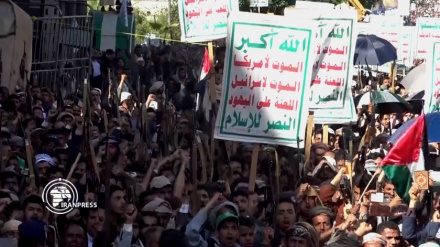 مظاهرة في صنعاء دعمًا للشعب الفلسطيني