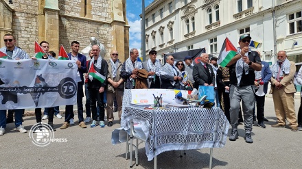 تجمع حامیان فلسطین در سارایوو