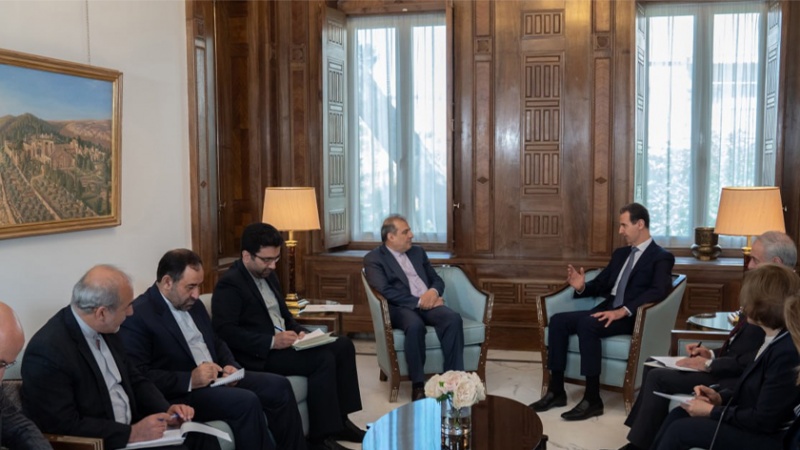 Iranpress: بشار الأسد يستقبل مساعد وزير الخارجية الإيراني 