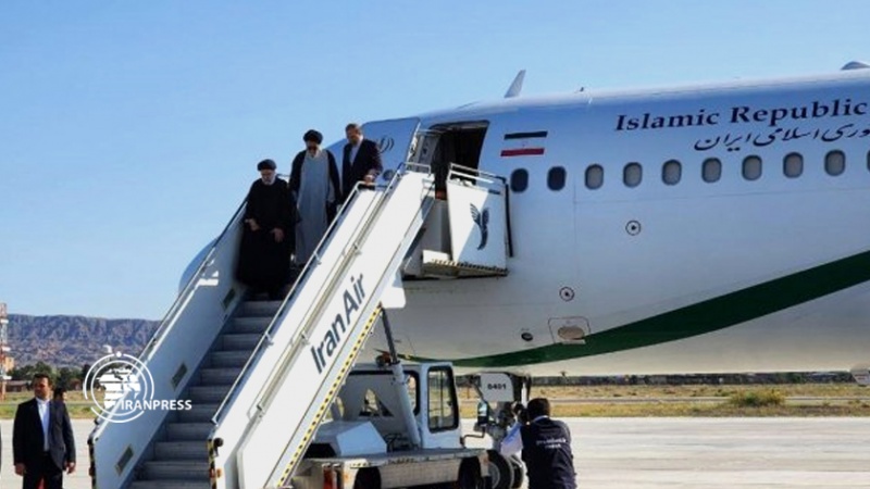 Iranpress: رئيسي يصل إلى مدينة تبريز