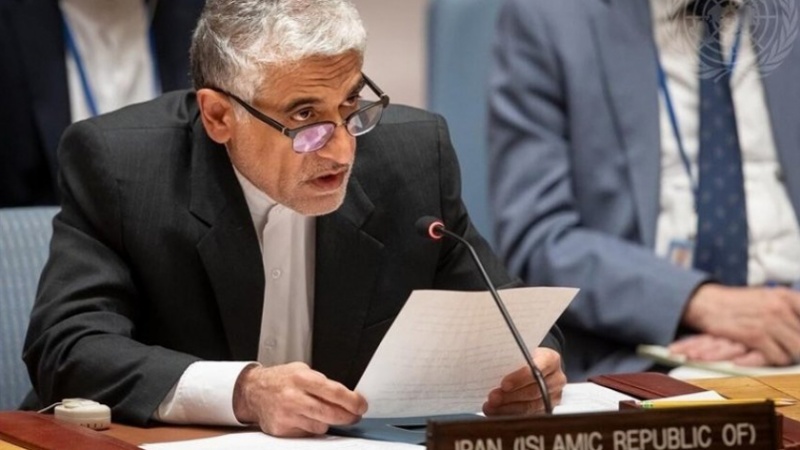 Iranpress: مندوب إيران لدى الأمم المتحدة : يجب إنهاء الإجراءات القسرية الأحادية على الفور