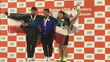 کسب مدال نقره ورزشکار ایرانی در مسابقات دوومیدانی جوانان آسیا