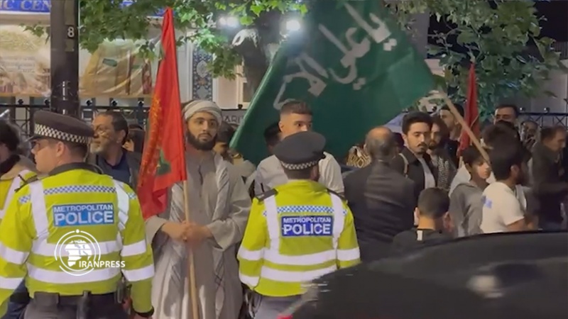Iranpress: احتفالات بعيد الغدير الأغر في شوارع لندن بسبب إغلاق المركز الإسلامي