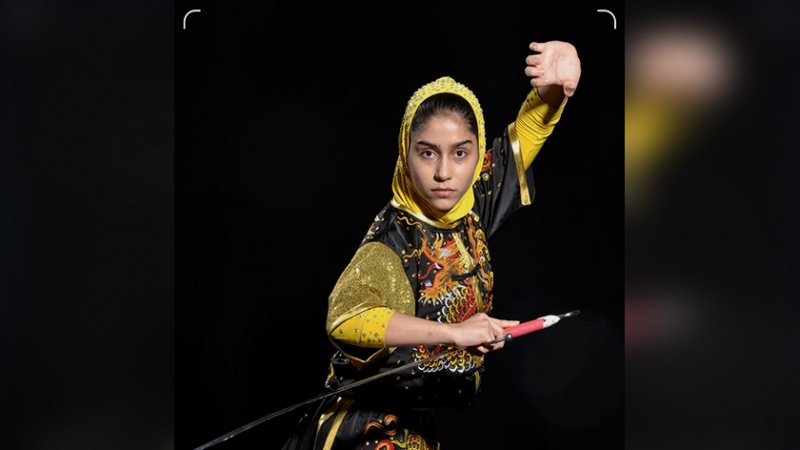 Iranpress: تألق رياضية إيرانية في منافسات بطولة آسيا للووشو
