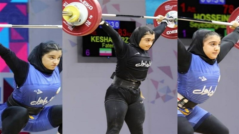 Iranpress: رباعات إيرانيات يتوجن بـ8 ميداليات ببطولة رفع الأثقال