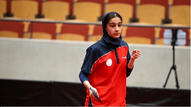 Iranpress: لاعبة إيرانية تفوز بالوصافة في بطولة جورجيا لكرة الطاولة 