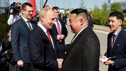 دیدار رهبران روسیه و کره شمالی و گمانه زنی گسترده محافل غربی
