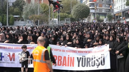 مسيرة الأربعينية للإمام الحسين (ع) في إسطنبول