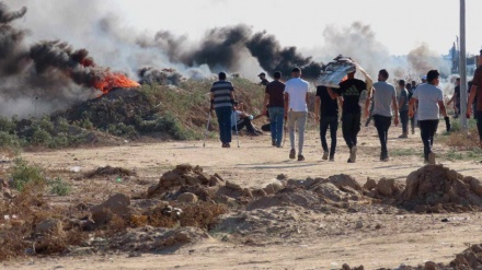 إصابة 28 فلسطينيا بقمع الاحتلال مظاهرات نصرة للأقصى على تخوم غزة