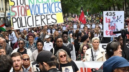 تظاهرات هزاران نفر در فرانسه در اعتراض به نژادپرستی سازمان یافته و خشونت پلیس
