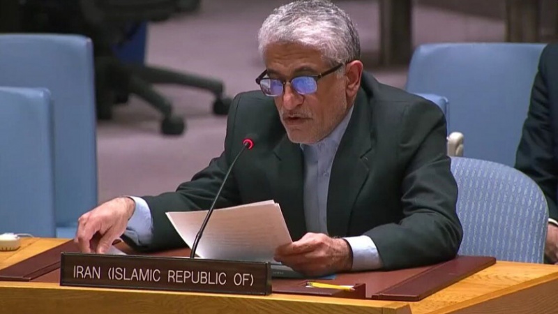 Iranpress: مندوب إيران في الأمم المتحدة: مذابح الاحتلال الوحشية في غزة انتهاك صارخ للقوانين الدولية