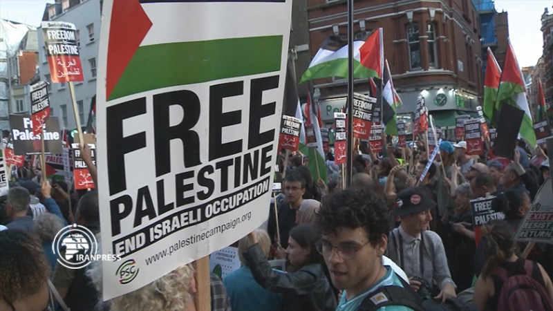 Iranpress: مسيرات حاشدة في لندن دعما لفلسطين