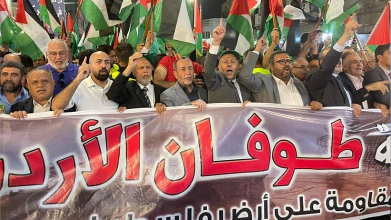 Iranpress: مسيرات في الأردن دعما للشعب الفلسطيني