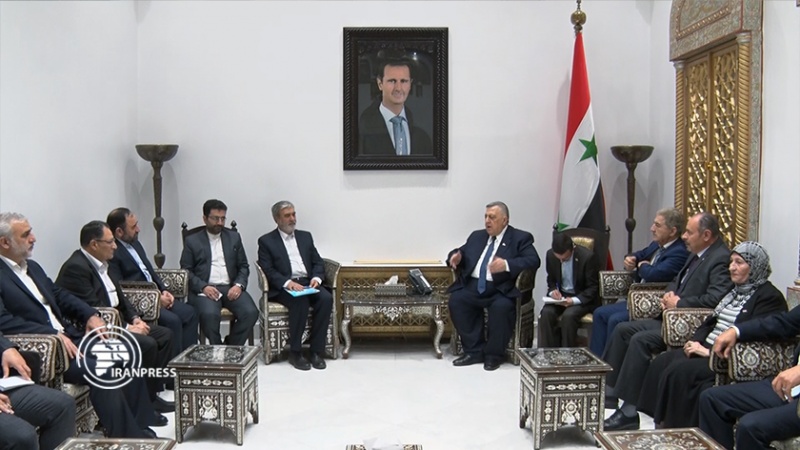 Iranpress: رئيس مجلس الشعب السوري: مواجهات محور المقاومة مع الكيان الإسرائيلي مستمرة 