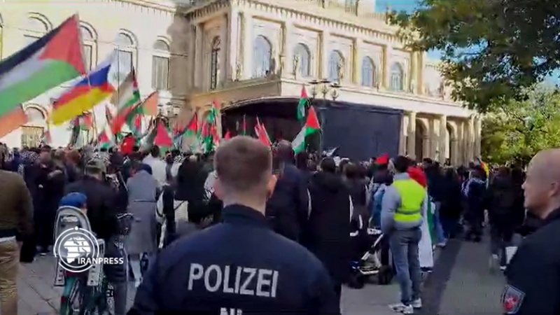 Iranpress: تجمع أنصار فلسطين في هانوفر بألمانيا + فيديو 