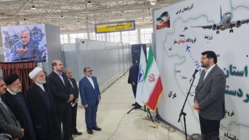 Iranpress: افتتاح مطار شهداء سقز برعاية الرئيس رئيسي 