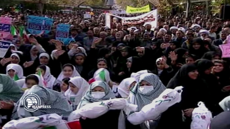 مسيرات شعبية حاشدة في مختلف أنحاء إيران دعما لأطفال غزة