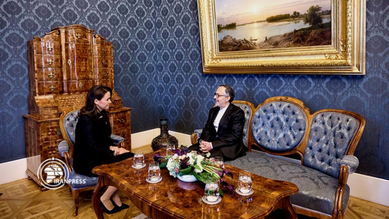 السفير الإيراني لدى المجر يقدم نسخة من أوراق اعتماده لرئيسة المجر