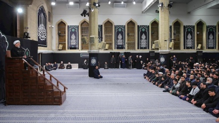 مراسم عزاء استشهاد السيدة الزهراء (عليها السلام) بحضور قائد الثورة الإسلامية