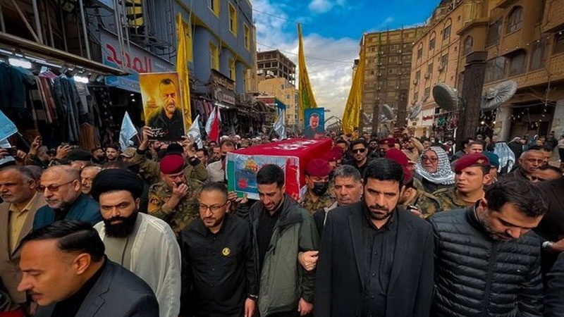 ایران برس: تشييع جثمان الشهيد سيد رضي موسوي في النجف الأشرف وكربلاء