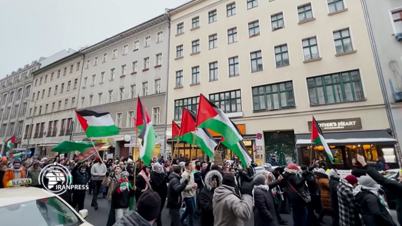 Iranpress: مظاهرات لأنصار فلسطين في برلين + فيديو 
