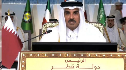 أمير دولة قطر يؤكد على ضرورة إنهاء الاحتلال وحل القضية الفلسطينية