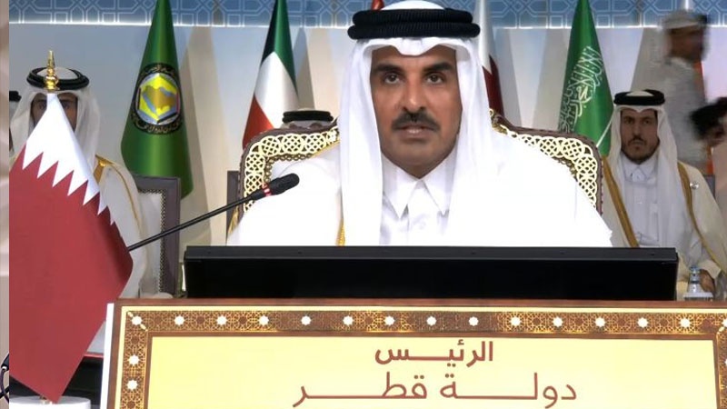 Iranpress: أمير دولة قطر يؤكد على ضرورة إنهاء الاحتلال وحل القضية الفلسطينية