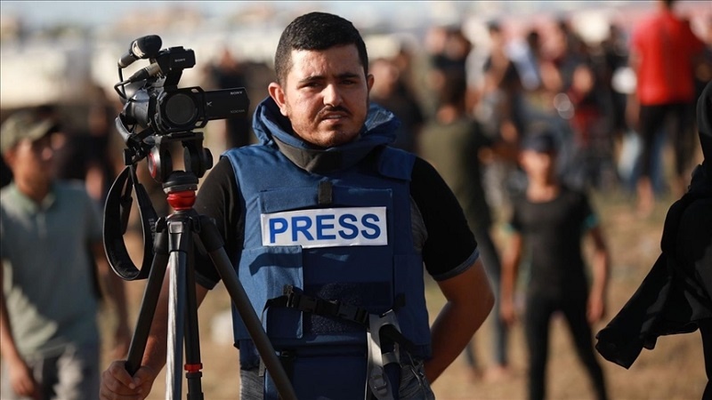 Iranpress: استشهاد مصور وكالة الأناضول في غزة منتصر الصواف 