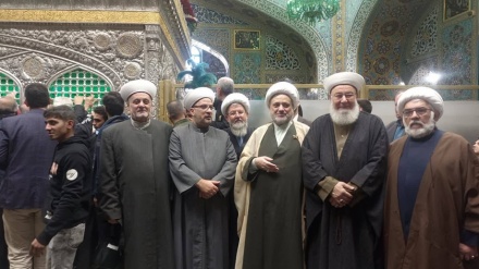 وفد تجمع العلماء المسلمين في لبنان يتشرف بزيارة الحرم الرضوي الشريف