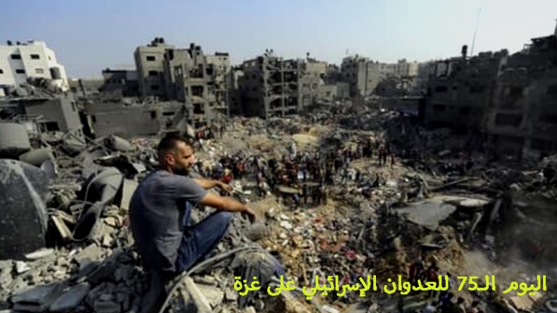 Iranpress: أحدث التطورات في غزة في اليوم الـ75 للعدوان الإسرائيلي 
