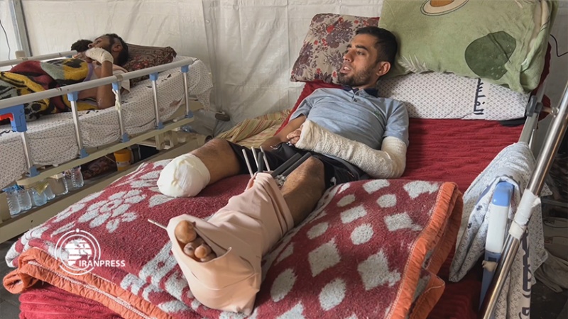 Iranpress: نقص المعدات في مستشفى ناصر في خان يونس + صور وفيديو 