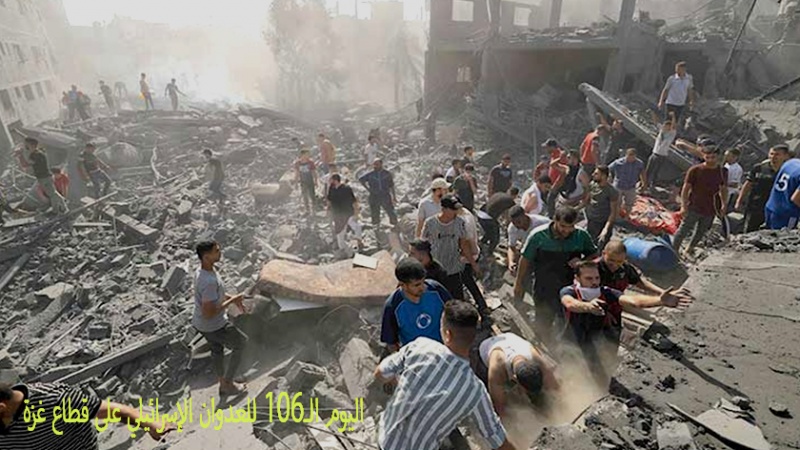 Iranpress: التطورات في قطاع غزة في اليوم الـ106 من العدوان الإسرائيلي 