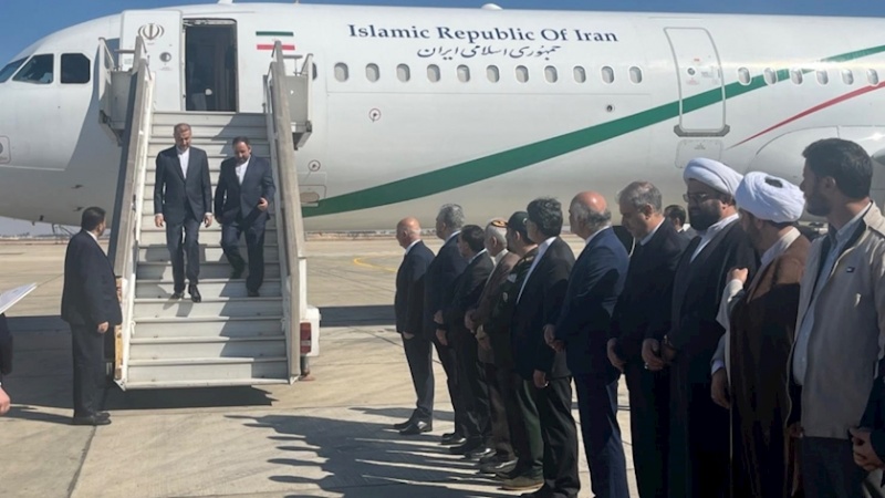 Iranpress: وزير الخارجية الإيراني يصل إلى دمشق قادما من بيروت
