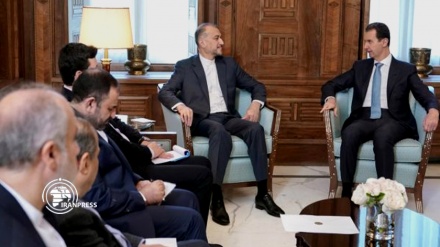 الرئيس السوري ووزير الخارجية الإيراني يبحثان التطورات في المنطقة